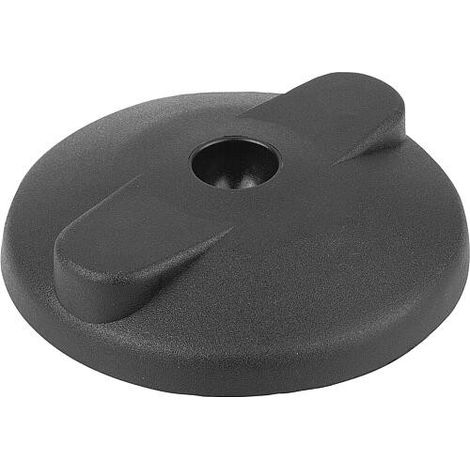 Embase pour pied articule DRM120 Forme D plastique / plaque antiderapante (1/3)