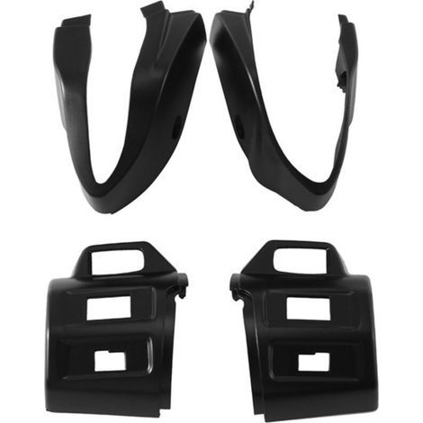 jeu. Couleur : Noir. Matériau : Plastique. Cache pour les commandes de guidon de moto. Clignotant inférieur. (1/5)