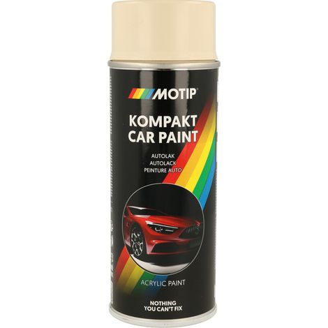 PEINTURE ACRYLIQUE KOMPAKT 46200 BLANC GRIS BRILLANT 400ML MOTIP