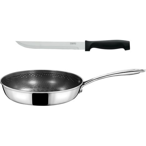 Virtuo - Set 1 poêle 24cm, 1 couteau à découper 20cm (1/2)