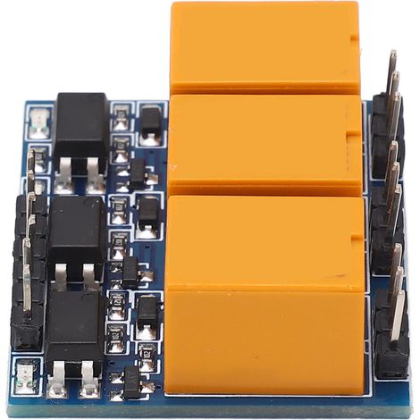 Module relais miniature HK 3,3-5 V CC avec indicateur lumineux, carte micro-relais anti-interférences et optocoupleur 3 canaux (1/5)