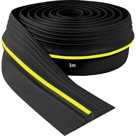 Joint de seuil de porte de garage 3M - Joint d'étanchéité en caoutchouc épais pour garage propre et sec - Protection contre l'eau et l'humidité (1/5)