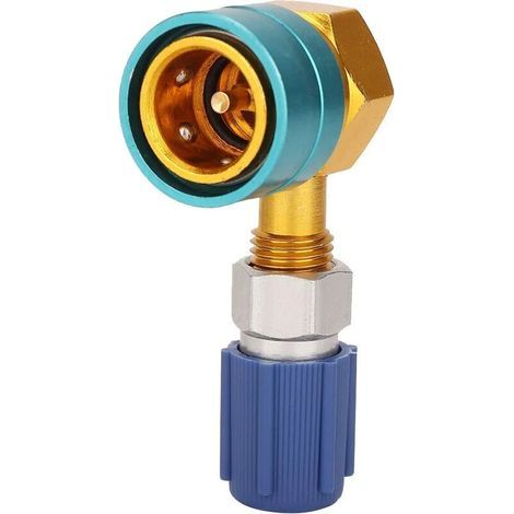 Métal Connecteur R1234yf à R134A Voiture Climatiseur Rapide côté Basse Pression Adaptateur métal Connecteur (1/5)