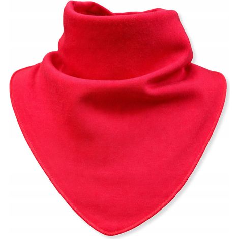 Sciarpa a collo alto per bambini, 100% cotone, 6-12 mesi, primavera/autunno, colore rosso. (1/5)