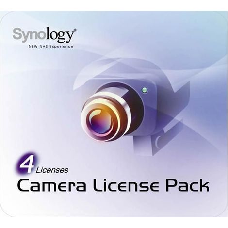 Pack licence caméra Synology camera license pack x 4 facile installation compatible (1/5)