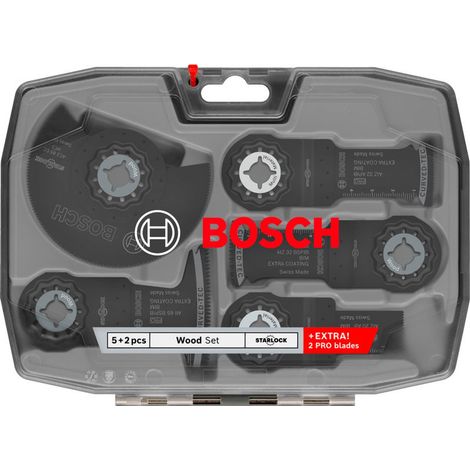 Bosch Holz-Set, Multitool-Sägeblätter, 7-tlg.
