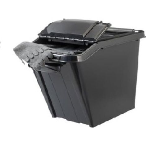 Scatola portaoggetti Plast-team pro box slanted 58 litri impilabile clip sicure