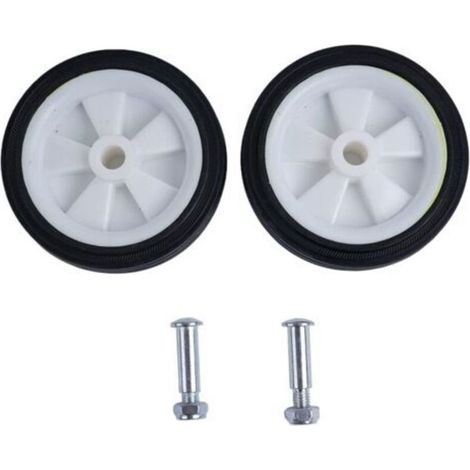 Lot de 2 roulettes pour compresseurs d'air – Roues 15,7 cm silencieuses et antidérapantes – Absorption des chocs – Pour pompes à air
