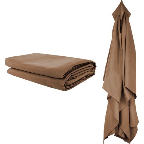 Toit de pergola de rechange double couche imperméable anti-UV respirant en polyester 160g 200x300 cm pour jardin terrasse 1 pièce (1/4)