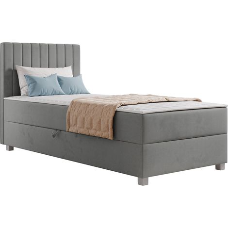 Cama continental Soral, Manila 16, Continental, Individuales, 90x200, Tapiz, Somieres, 90x207x106cm