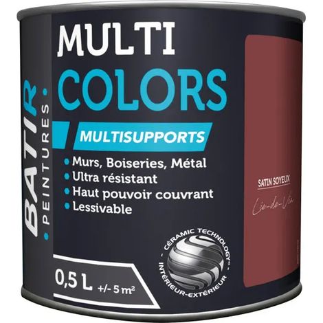 Vernice batir-peintures multi-supports satin soyeux alta copertura asciugatura rapida
