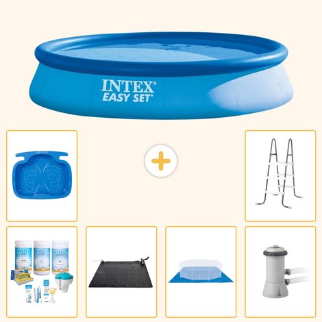 Intex Piscine Easy Set Ronde - 396x84 cm - 7-pièces  S20900 (1/5)