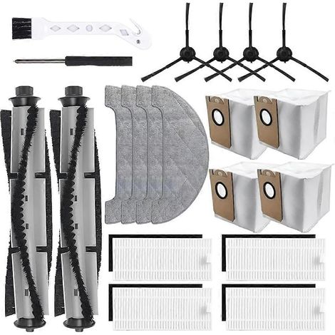 Kit d'accessoires pour aspirateurs robots HONITURE Q6 Pro, AIRROBO T10+ et Neabot N2 - Pièces de rechange