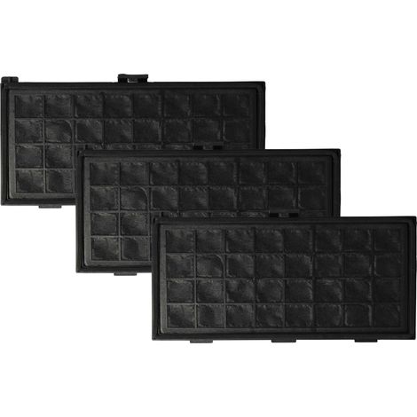 vhbw Filterset 3x Staubsaugerfilter kompatibel mit Miele S578, S624, S626, S572, S612, S628, S634 Staubsauger - HEPA Filter Allergiefilter