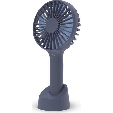Petit ventilateur USB portable, mini ventilateur électrique silencieux, ventilateur de bureau rechargeable bleu (1/5)