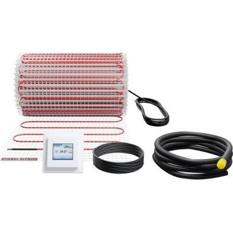 Stiebel Eltron Fußbodentemperierung FTM 200/2 Set Plus, Heizfläche von 2m2, 400W Leistung bei 230V (1/2)