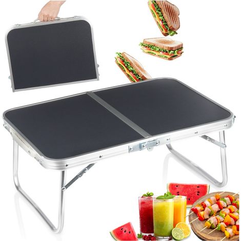 Mesa plegable de camping, mesa de jardín extensible, 60x40x25 cm (1/5)