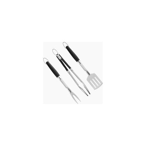 Kit d'accessoires pour barbecue 2 pièces, Pinces pour barbecue, spatule et Fourchette, Set d'ustensiles de barbecue, Outils pour barbecue (1/5)