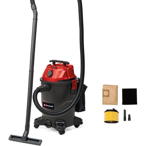 Einhell Aspirateur eaux et poussières TC-VC 1930 A (1 500 W, 190 mbar, cuve de 30L) avec accessoires, filtres et sac collecteur (1/5)