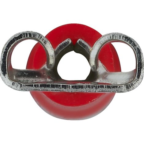 DEBFLEX - CLIPS FEMELLE PRE-ISOLE 6.3X0.8 MM ROUGE SACHET DE 10 - 711042 (1/5)