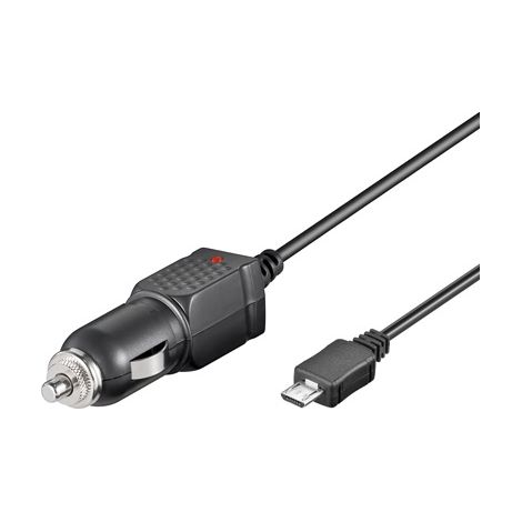 GOOBAY Alimentatore da auto (12/24V) Micro-USB