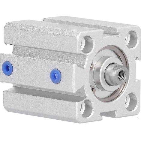 Vérin pneumatique fin en aluminium, double effet, course linéaire, accessoires, alésage de 20 mm SDA20X25