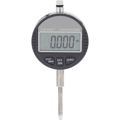 Comparateur à cadran électronique numérique de haute précision, jauge à cadran 0,001 mm, indicateur 0,25,4 mm (1/5)