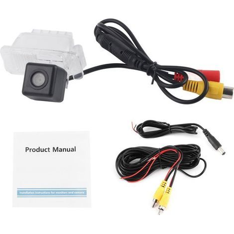 BelleRise – Rückfahrkamera mit CCD-Videomonitor, passend für Ford Mondeo/Focus Schrägheck/Fiesta/S-MAX (1/5)