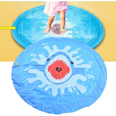 Tapis d'eau gonflable pour bébés, tapis rafraîchissant pour bébés, tapis de massage gonflable pour bébés, tapis de massage gonflable avec jet d'eau pour bébés, tapis de massage pour bébés (1/5)