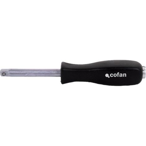 Destornillador rígido doble boca en 1/4" con cuadradillo trasero 09502005