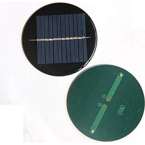 Set di 6 mini celle a pannello solare da 6V 80mm per energia solare, fai da te, casa, giardino, progetti scientifici – Giocattoli – Caricabatterie (1/4)