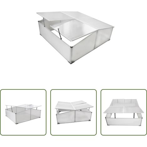 vidaXL Frühbeet für Schildkröten - Frühbeet mit 4 Deckeln (1/5)