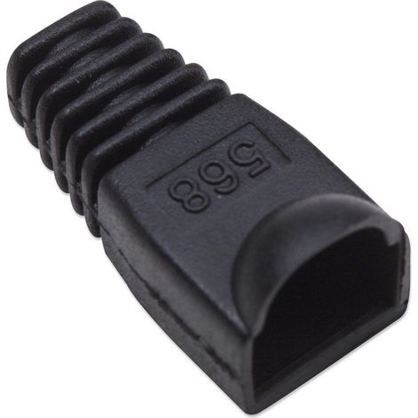INTELLINET Copriconnettori per Plug Copriconnettore RJ45 nero conf. 10 pz (1/3)