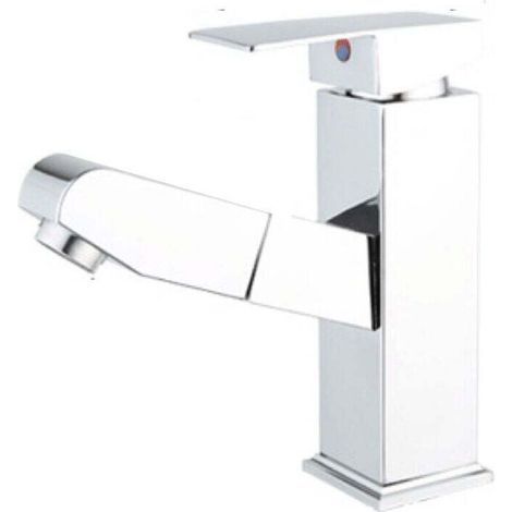 Modern Waterfall Bathroom Faucet, Elegant Design Basin Faucet, Brass Mixer Tap, Hot and Cold Water Available, MUMU Faucets (1/4)
