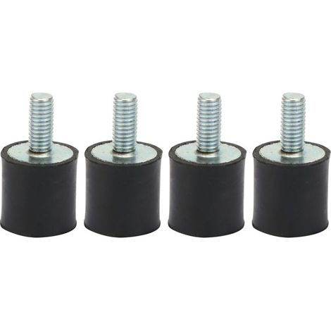 Ej.Life Lot de 4 supports en caoutchouc anti-vibrations M3 M5 M6 pour bobines de bateau et voiture (VD15 x 15 M5 x 12) (1/5)