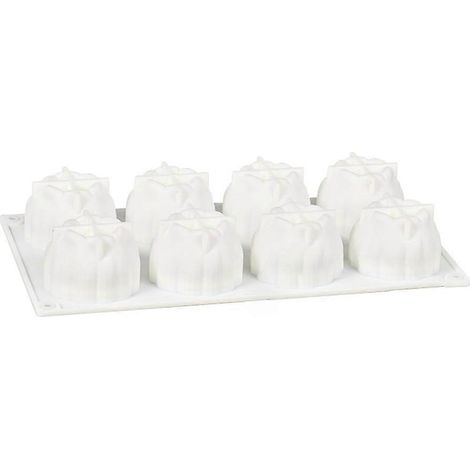 Moule à Bougie et Savon en Silicone Artisanal en Forme de Grenade (1/4)