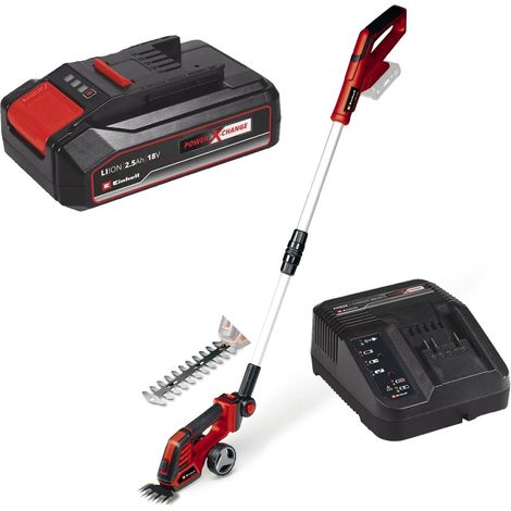 Einhell 18v Cordless Grass Shear Pruner Hedge Cutter GE-CG +2.5AH Battery Kit (1/5)
