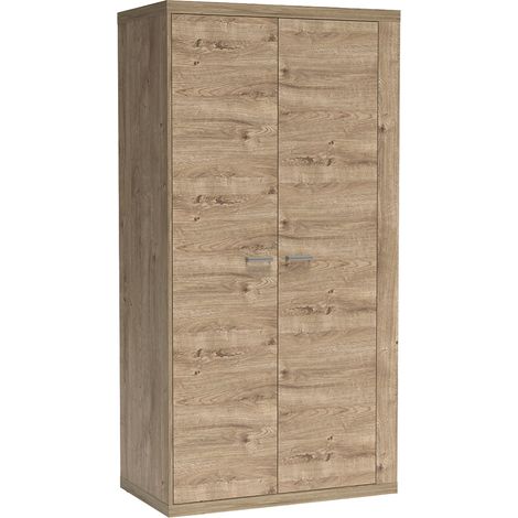 Schlafzimmer Kleiderschrank, 2-türig in Eiche NUSCO-161 (1/4)