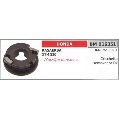Rueda de trinquete autopropulsada DERECHA HONDA cortacésped GTM 530 016351