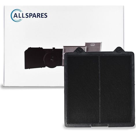 Filtro de carbón AllSpares para campanas extractoras compatible con AEG-Electrolux 50279032002 y Bosch Siemens Neff 00703134 / 703134 (276x244x24mm)