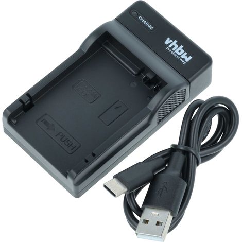 vhbw USB-C Ladegerät kompatibel mit Canon EOS Rebel T3i, Rebel T4i, Rebel T2i, Rebel T5i, Kiss X7i Kamera - Ladeschale + USB-C Kabel Ladeanzeige (1/5)