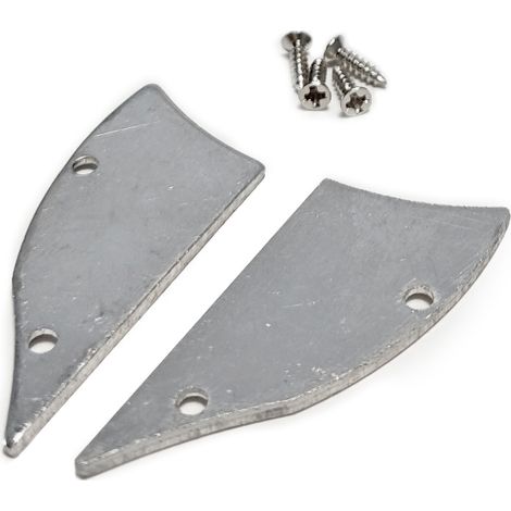 Pack 2 Tapones para Perfil  Blanco   IluminaShop