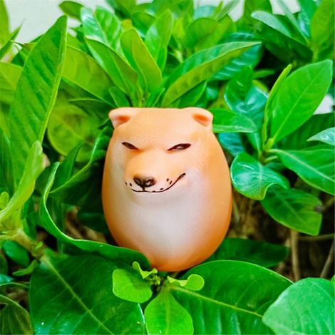 10 realistische, eiförmige Shiba-Inu-Hunde-Schreibtischdekoration (1/5)