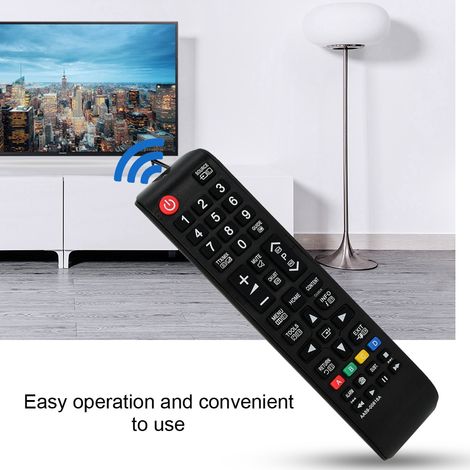 Mando a distancia multifunción compatible AA59-00818A – Para TV – Reemplazo completo – Largo alcance – Botones prácticos (1/5)