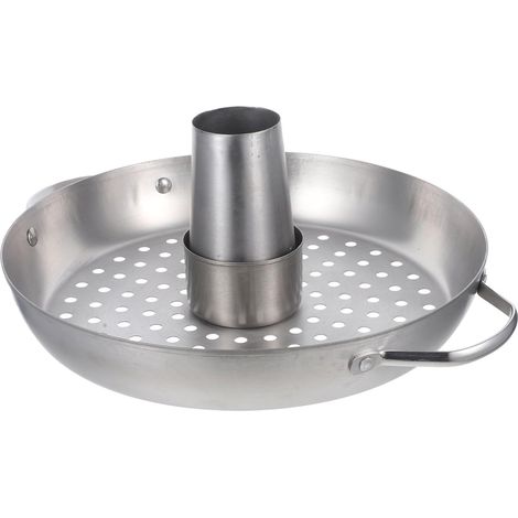 Support de rôtisserie vertical en acier inoxydable pour poulet, churrasco, grille de rôtissage amovible (1/5)