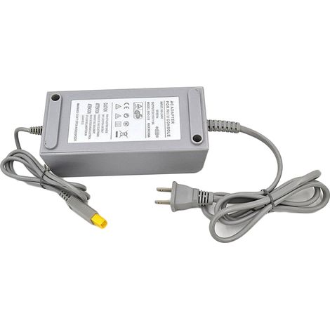 Adaptateur secteur, chargeur mural, câble d'alimentation pour console Wii U (1/4)