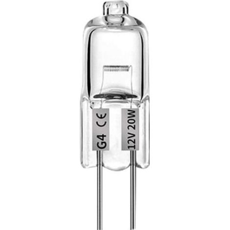 Ampoule halogène G4 12V 20W – Dimmable 2700K blanc chaud – 280 lumens – Angle de faisceau 360° – Compatible lustres cristal (6 unités) - 6pack (1/5)