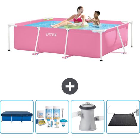 Intex Piscina con struttura Rettangolare - 220x150x60 cm - 7-pezzi  SCB4 (1/5)