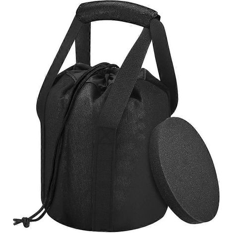 JIAJIEFANG Aufbewahrungstasche für Wurfgewichte mit Griffen und Schaumstoffpolsterung für Leichtathletik. Passend für Standard-Wurfgewichte (6–16 lbs). (1/5)