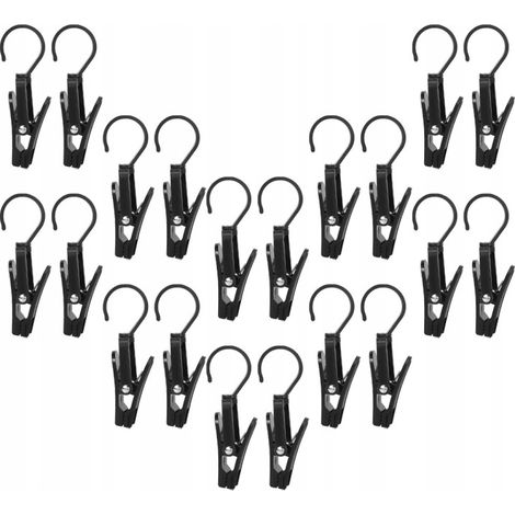 20 pratiche clip per appendere vestiti e accessori